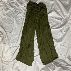 Green Palazzo Pants